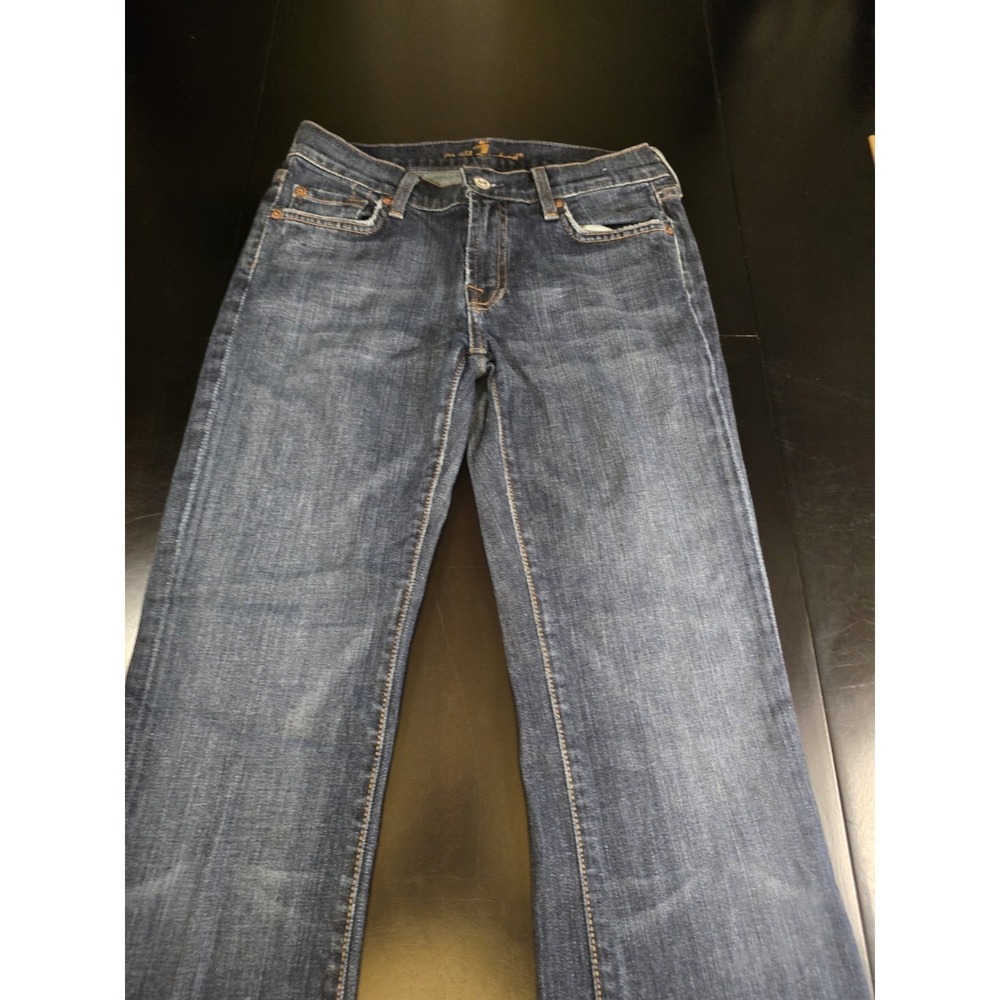 7 for all Mankind Blue Bootcut Denim Jeans Women's sz 27